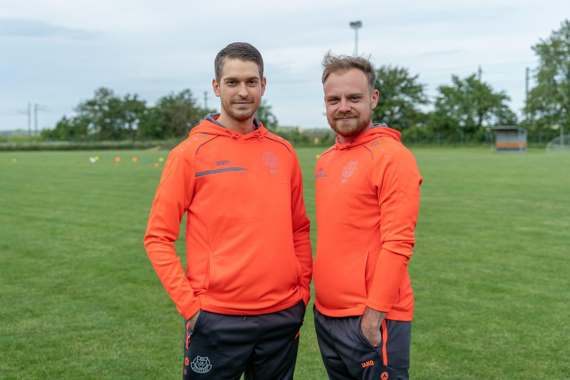 Reserve Trainerteam v.l.n.r. Manuel Horvath und Maximilian Köppel
